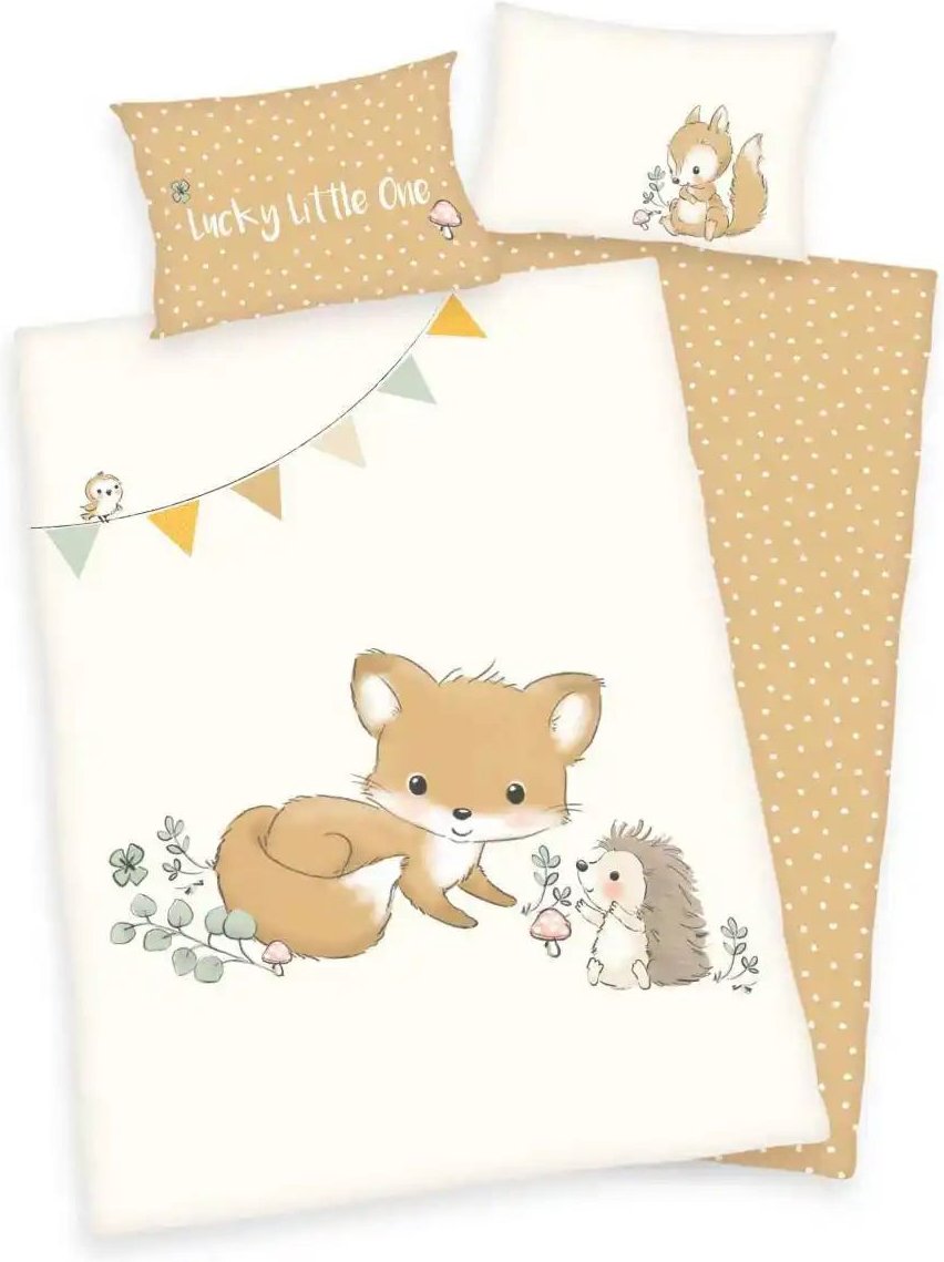 Herding Bettwäsche-Set Waldfreunde ¦ mehrfarbig ¦ Maße (cm): B: 100 H: 1 Bettwaren > Bettwäsche > Kinderbettwäsche - Hö...