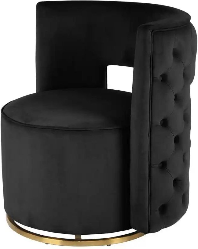 Kayoom Sessel Beverly ¦ schwarz ¦ Maße (cm): B: 74 H: 77,5 Polstermöbel > Sessel > Drehsessel - Höffner