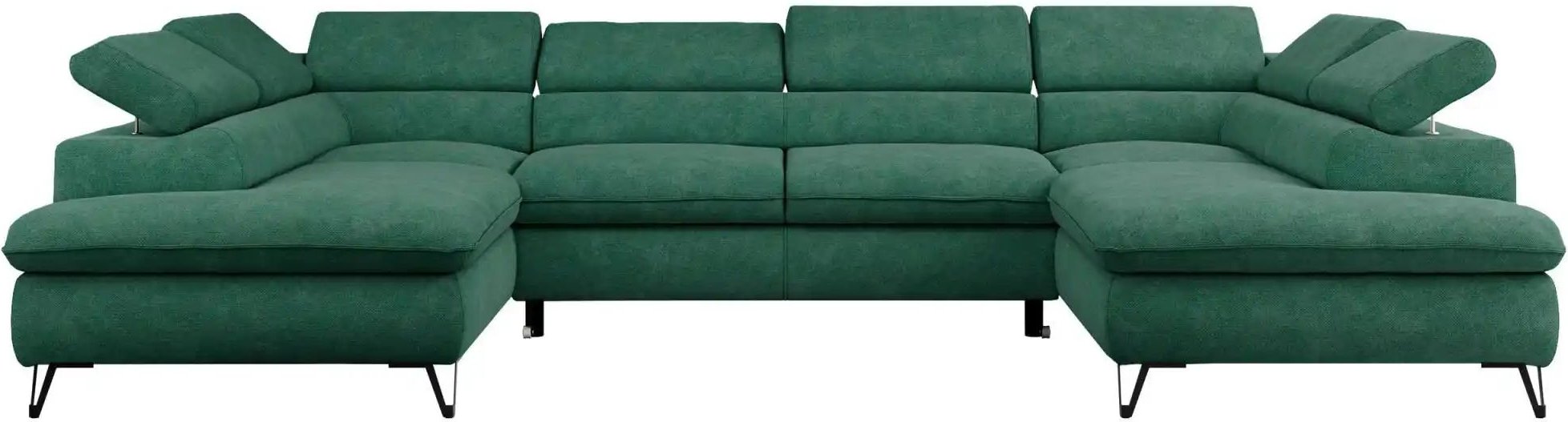 Wohnlandschaft Peter ¦ türkis/petrol ¦ Maße (cm): B: 346 H: 76 Polstermöbel > Sofas > Wohnlandschaften - Höffner