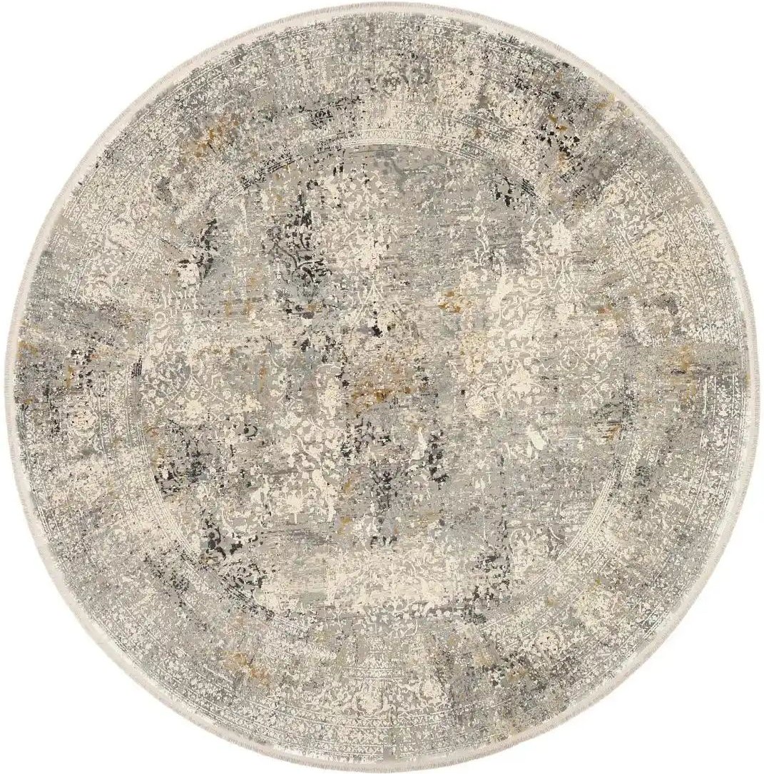 meinTeppich Teppich ¦ grau ¦ Synthetische Fasern Ø: 240 Teppiche > Wohnteppiche - Höffner