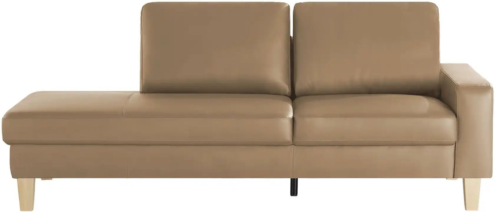 Recamiere aus Leder Bena ¦ braun ¦ Maße (cm): B: 213 H: 86 T: 97.0 Polstermöbel > Sofas > Einzelsofas - Höffner