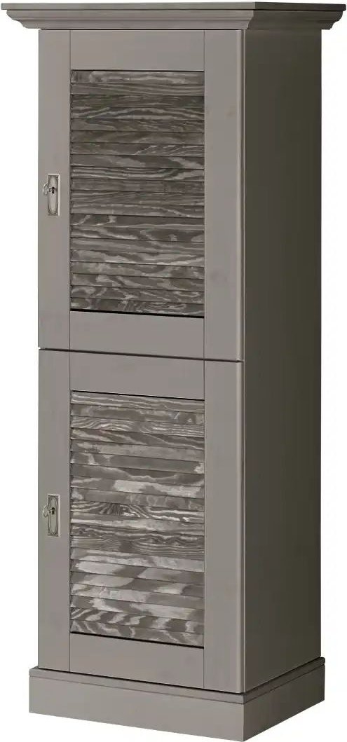 maison bleue Kommode Fancy ¦ grau ¦ Maße (cm): B: 65,7 H: 163,5 T: 48.0 Kommoden & Sideboards > Highboards - Höffner