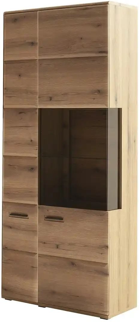 uno Vitrine Nafeli ¦ holzfarben ¦ Maße (cm): B: 90 H: 206 T: 38.0 Schränke > Vitrinen - Höffner