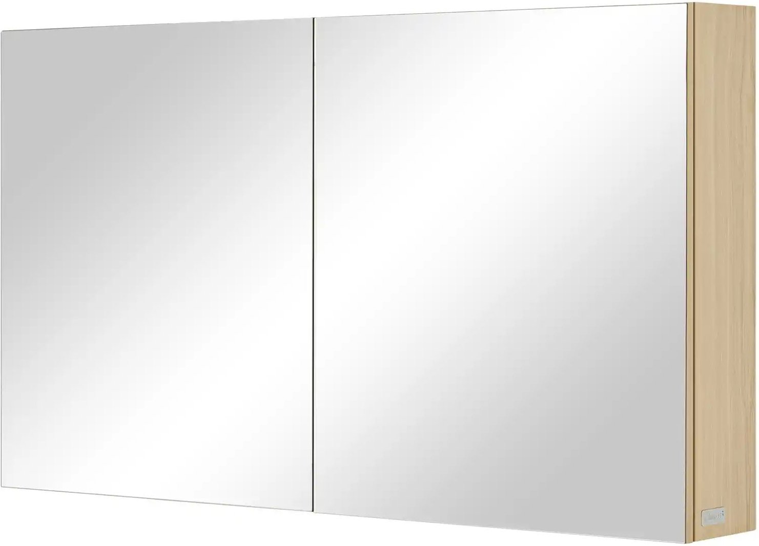 Wohnwert Spiegelschrank Capri ¦ holzfarben ¦ Maße (cm): B: 120 H: 70 T: 18.0 Schränke > Badschränke > Spiegelschränke -...