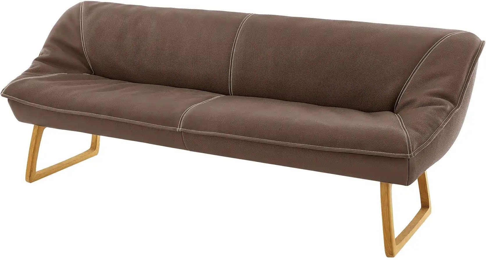 KOINOR Polsterbank Leder Alino ¦ braun ¦ Maße (cm): B: 188 H: 89 T: 77.0 Bänke > Einzelbänke - Höffner