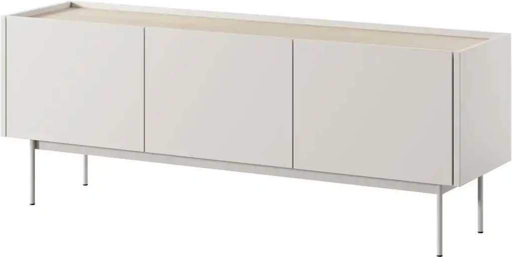 Lowboard  Color ¦ beige ¦ Maße (cm): B: 144 H: 55 Kommoden & Sideboards > Lowboards - Höffner