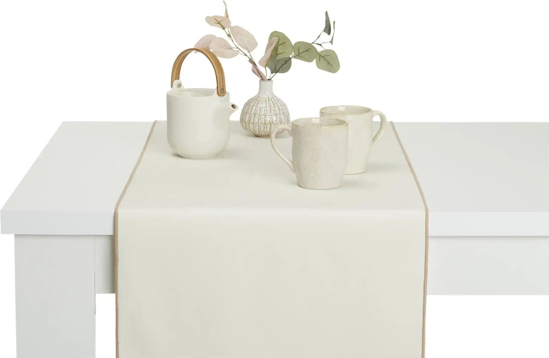 como Tischläufer Uni ¦ creme ¦ 100% Baumwolle ¦ Maße (cm): B: 45 Tischwäsche & Küchentextilien > Tischläufer - Höffner