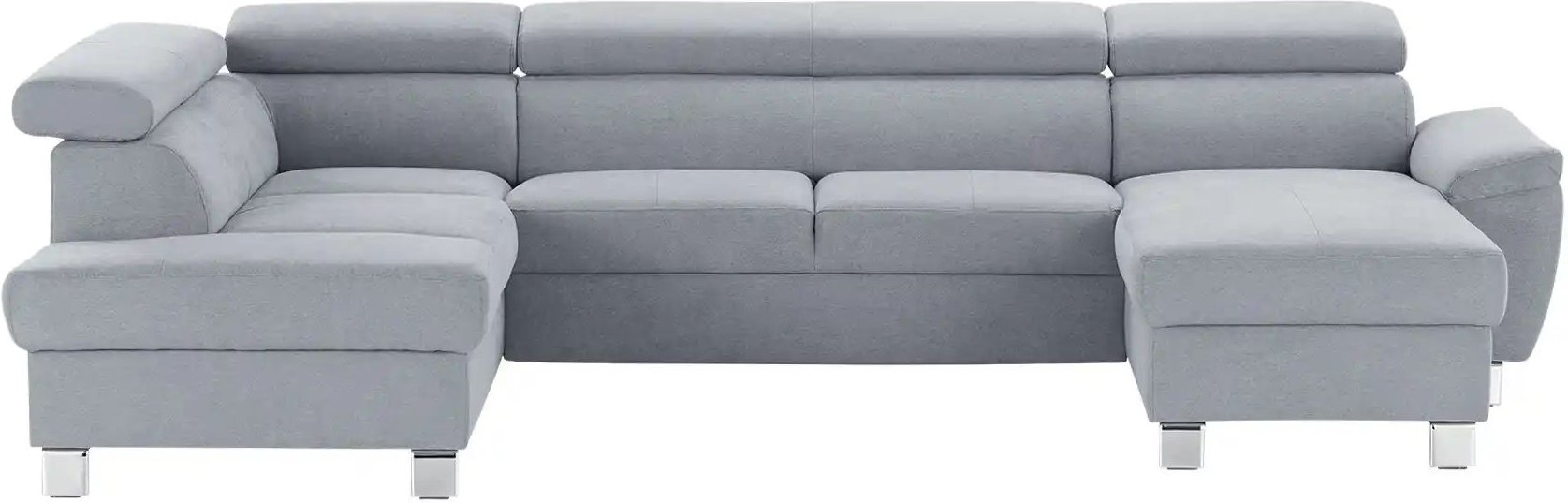 uno Wohnlandschaft aus Mikrofaser Avola ¦ blau ¦ Maße (cm): B: 318 H: 90 T: 208.0 Polstermöbel > Sofas > Wohnlandschafte...