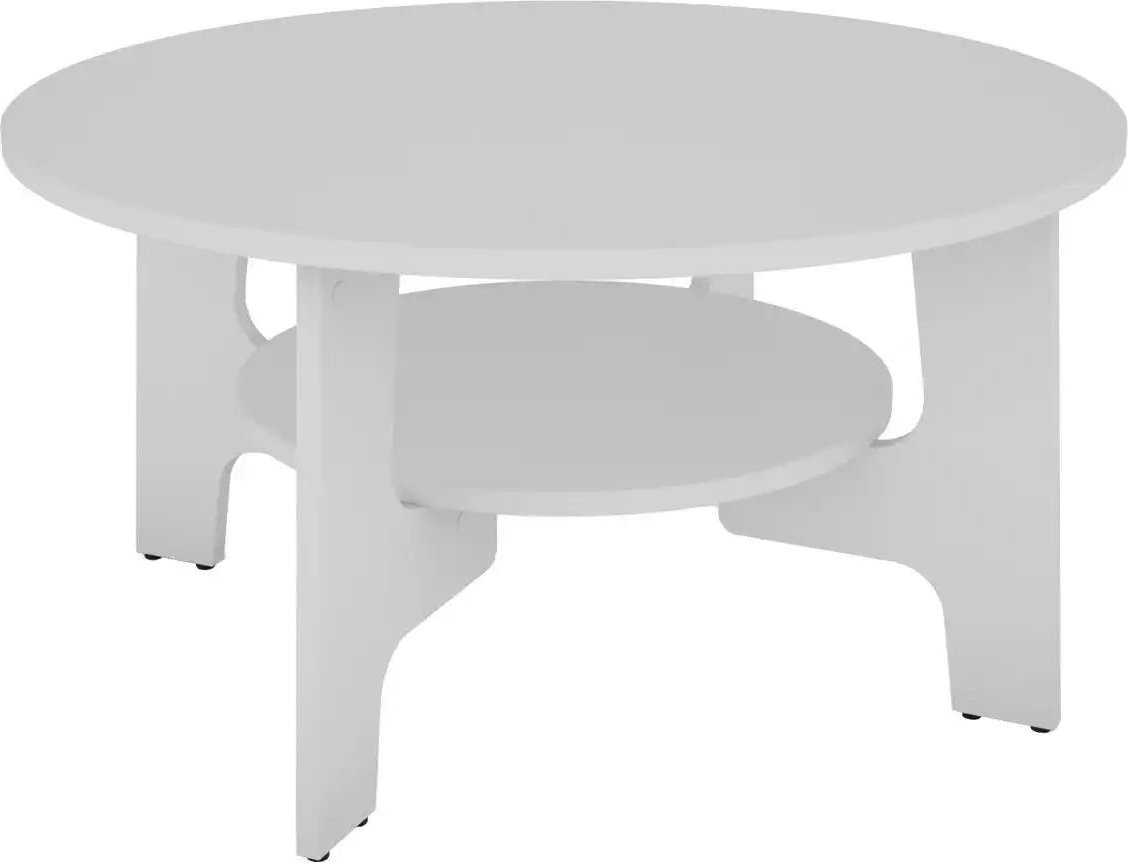 by Living Couchtisch Jonny ¦ weiß ¦ Maße (cm): B: 80 H: 42,5 Tische > Couchtische > Couchtische rund - Höffner