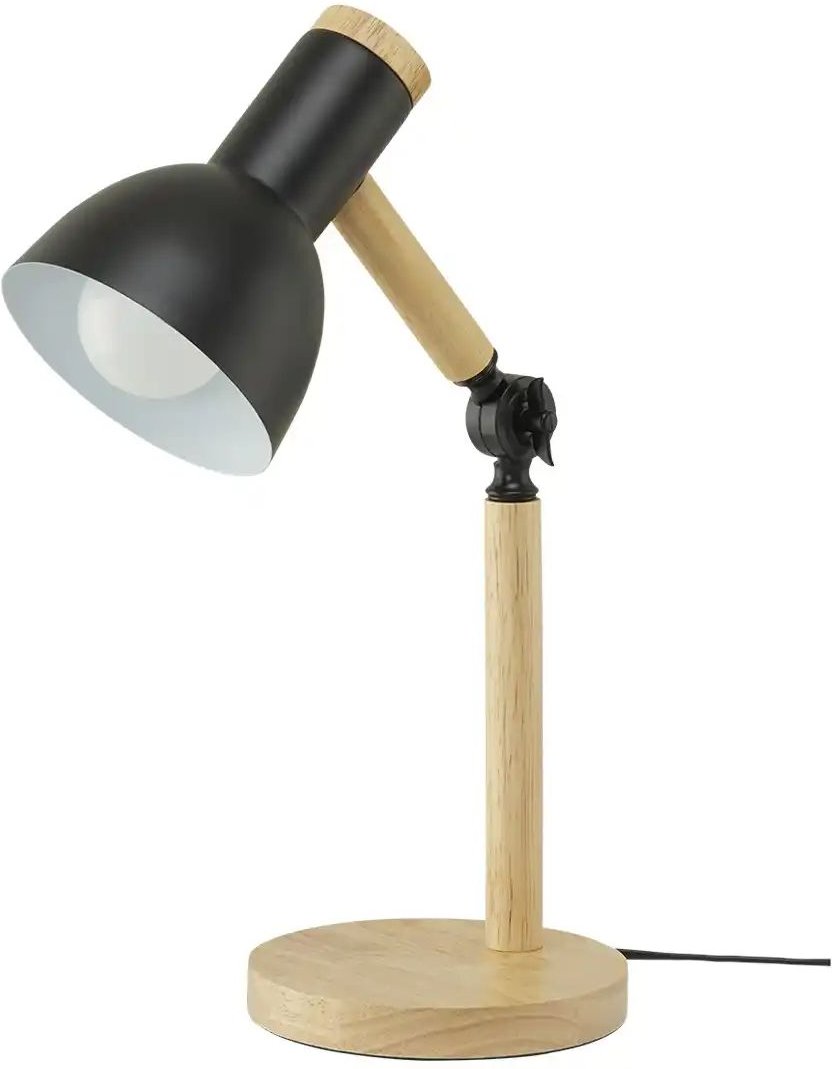 Thumbnail - KHG Tischleuchte 1-flammig Bambus/ Schwarz ¦ schwarz ¦ Maße (cm): H: 45 Ø: 15 Lampen & Leuchten > Tischlampen - Höf...