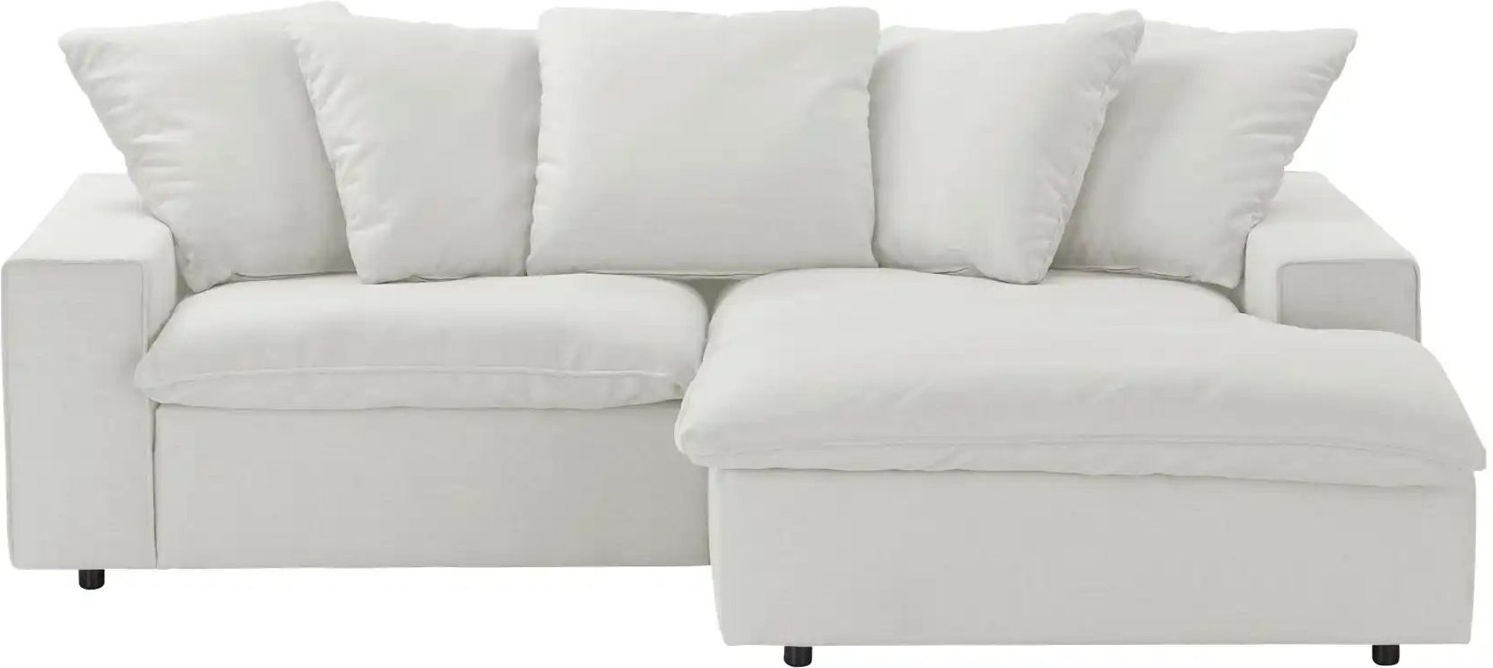SOHO Ecksofa Kini ¦ creme ¦ Maße (cm): B: 230 H: 83 T: 180.0 Polstermöbel > Sofas > Ecksofas - Höffner