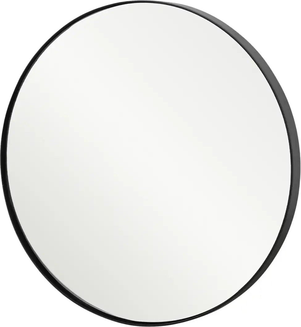 Roomers Spiegel Pannone ¦ schwarz ¦ Metall ¦ Maße (cm): T: 1.9 Ø: 30 Garderoben & Kleiderstangen > Garderoben Spiegel ...