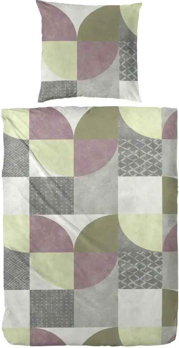 Flanell Bettwäsche-Set ¦ grün ¦ Maße (cm): B: 155 H: 1 Bettwaren > Bettwäsche > Bettwäsche Winter - Höffner