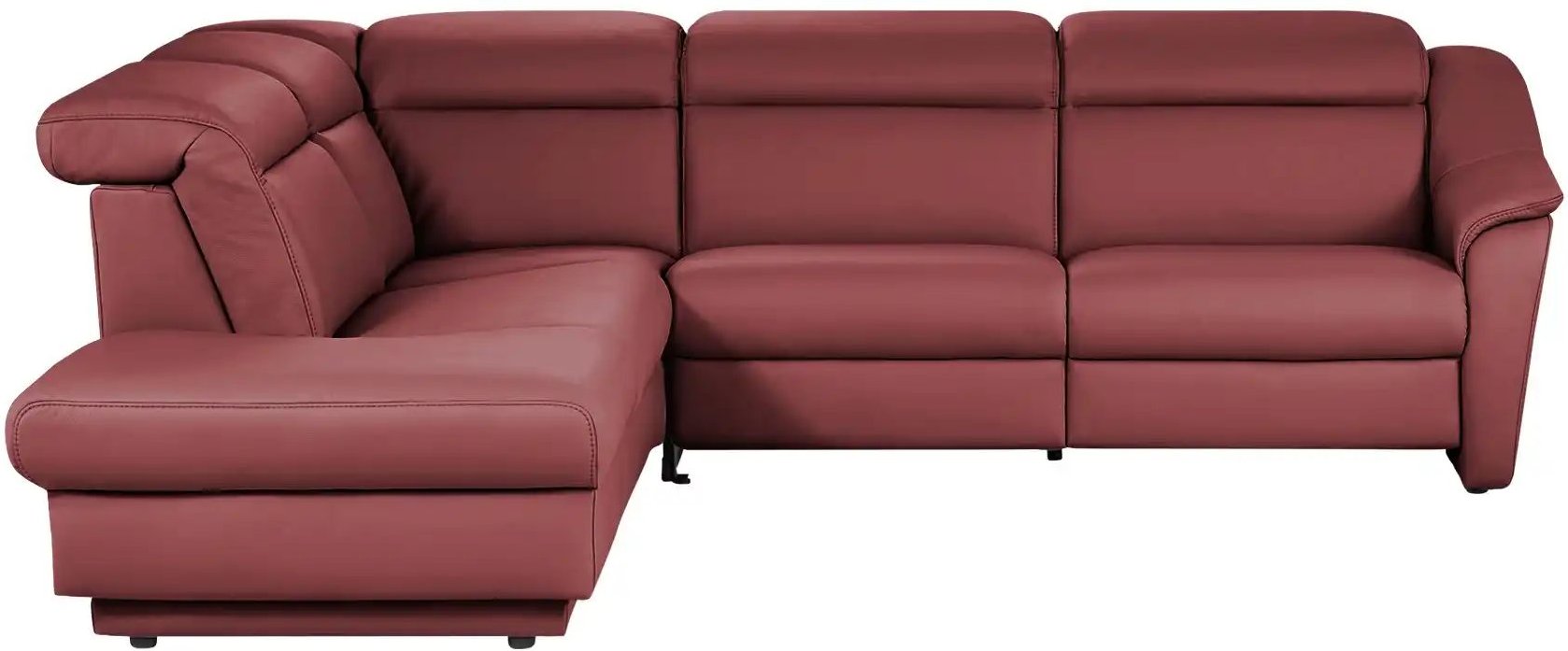Thumbnail - himolla Ecksofa Leder 9707 ¦ rot ¦ Maße (cm): B: 275 H: 84 T: 245.0 Polstermöbel > Sofas > Ecksofas - Höffner