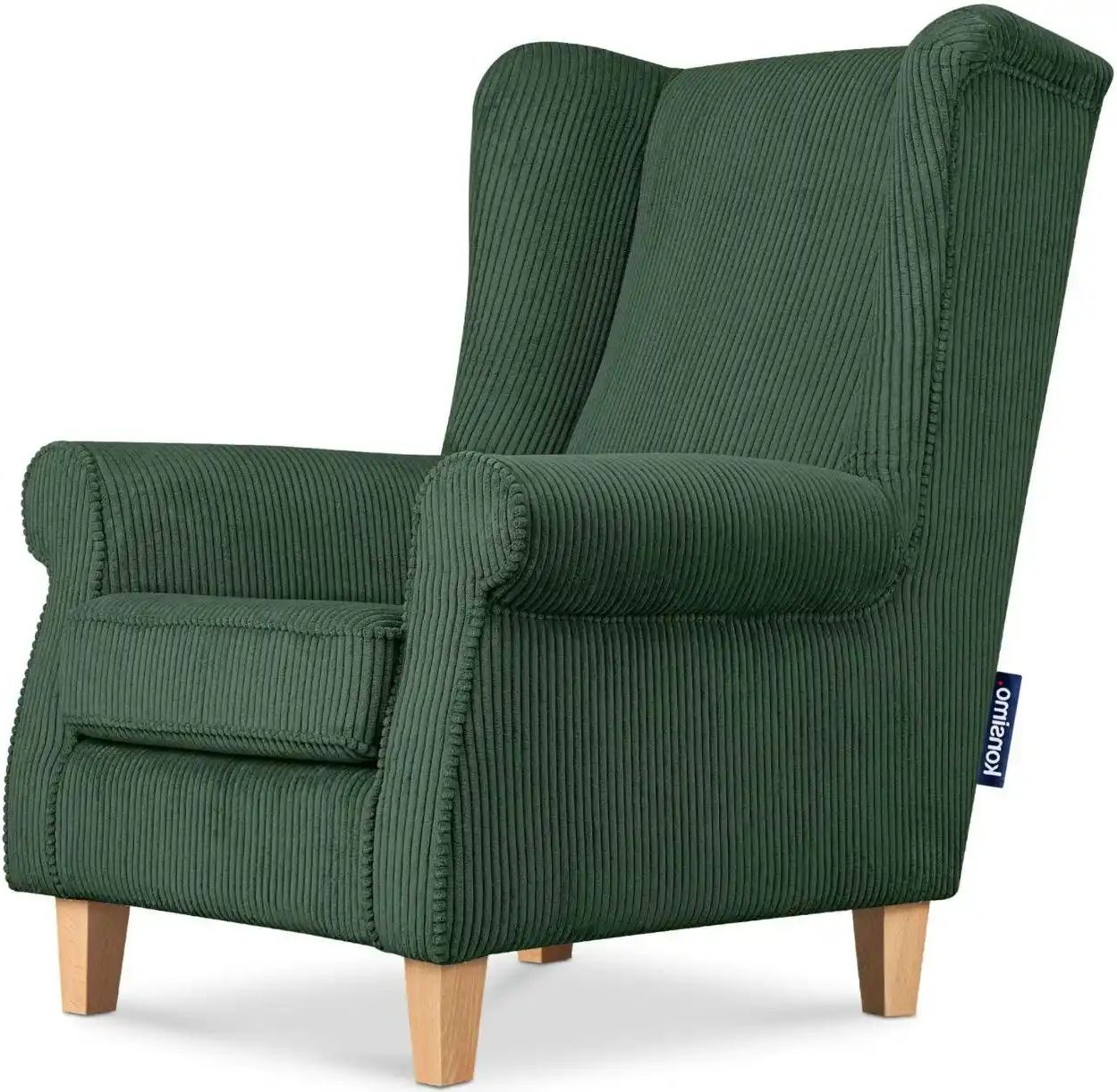 KONSIMO Ohrensessel Miles ¦ grün ¦ Maße (cm): B: 82 H: 105 Polstermöbel > Sessel > Ohrensessel - Höffner