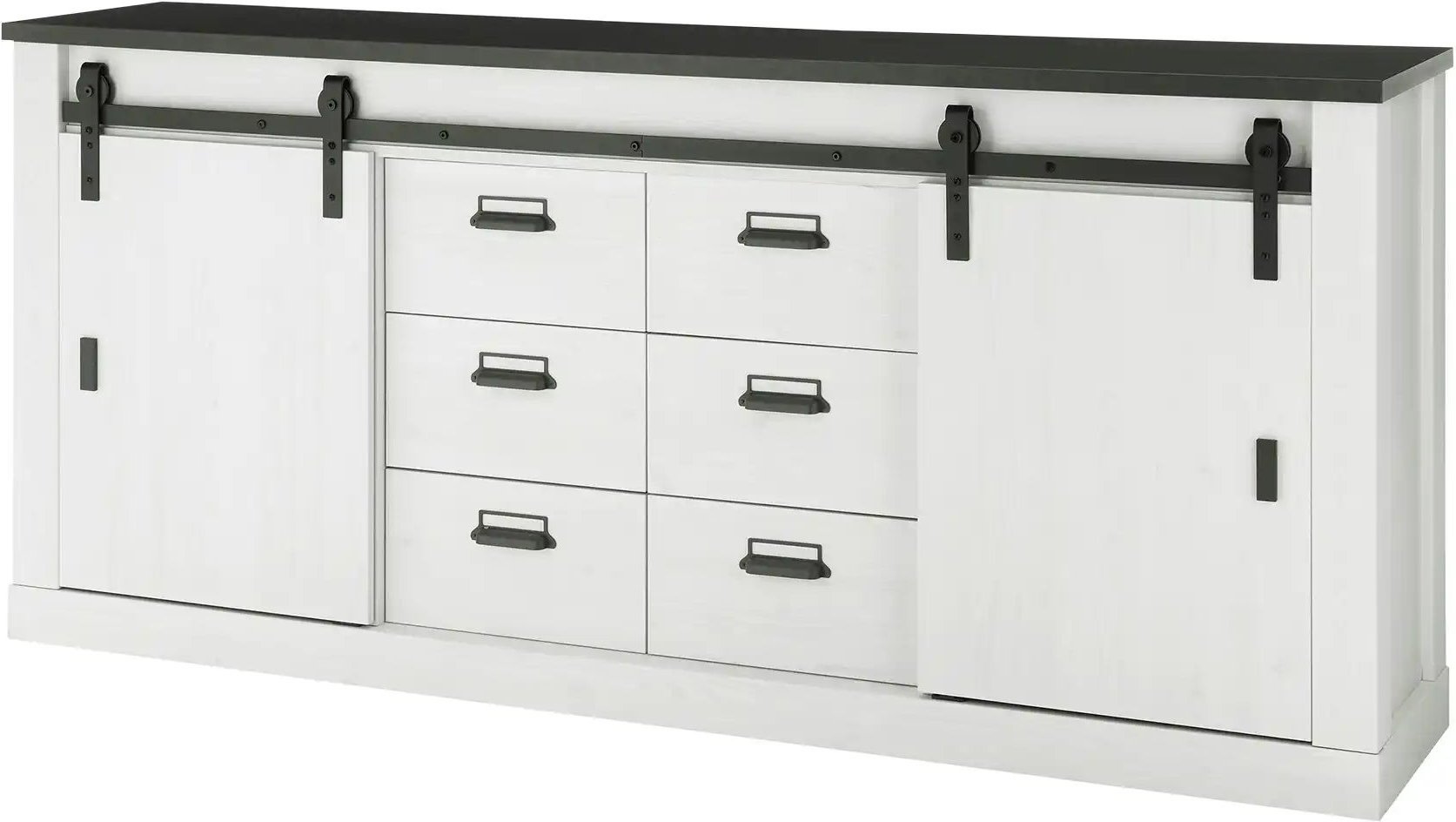 Sideboard Sintra ¦ weiß ¦ Maße (cm): B: 200 H: 90 T: 42.0 Kommoden & Sideboards > Sideboards - Höffner