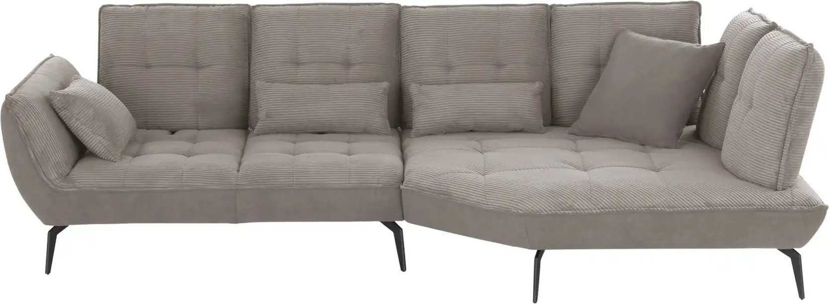 vito Ecksofa mit Sitztiefenverstellung Ticona ¦ braun ¦ Maße (cm): B: 336 H: 93 T: 185.0 Polstermöbel > Sofas > Ecksofas...