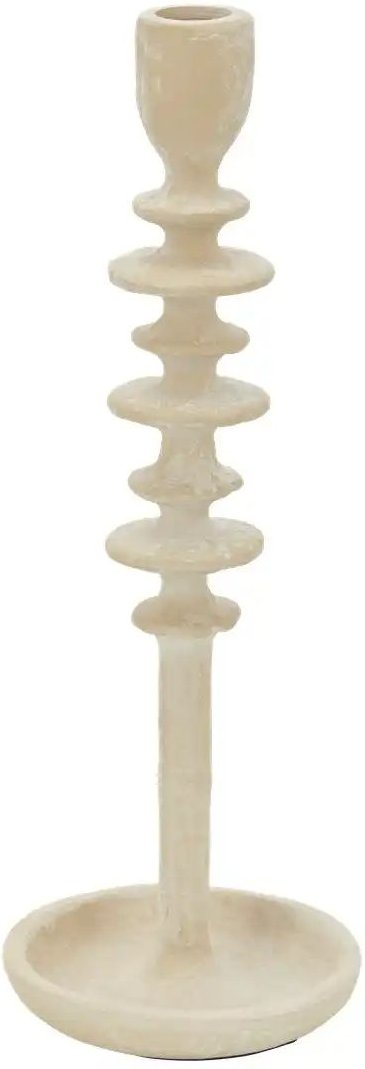 HOME STORY Kerzenständer ¦ creme ¦ Aluminium ¦ Maße (cm): H: 32 Ø: 11.5 Accessoires > Kerzen & Kerzenständer > Kerzen...