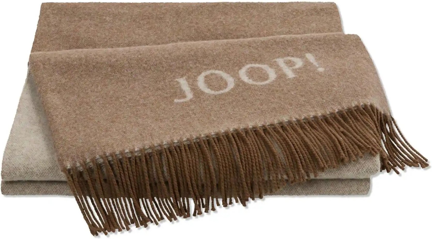 JOOP! Plaid Fine Doubleface ¦ braun ¦ Wollmix ¦ Maße (cm): B: 130 H: 1 Dekokissen & Decken > Kuscheldecken & Wohndecke...