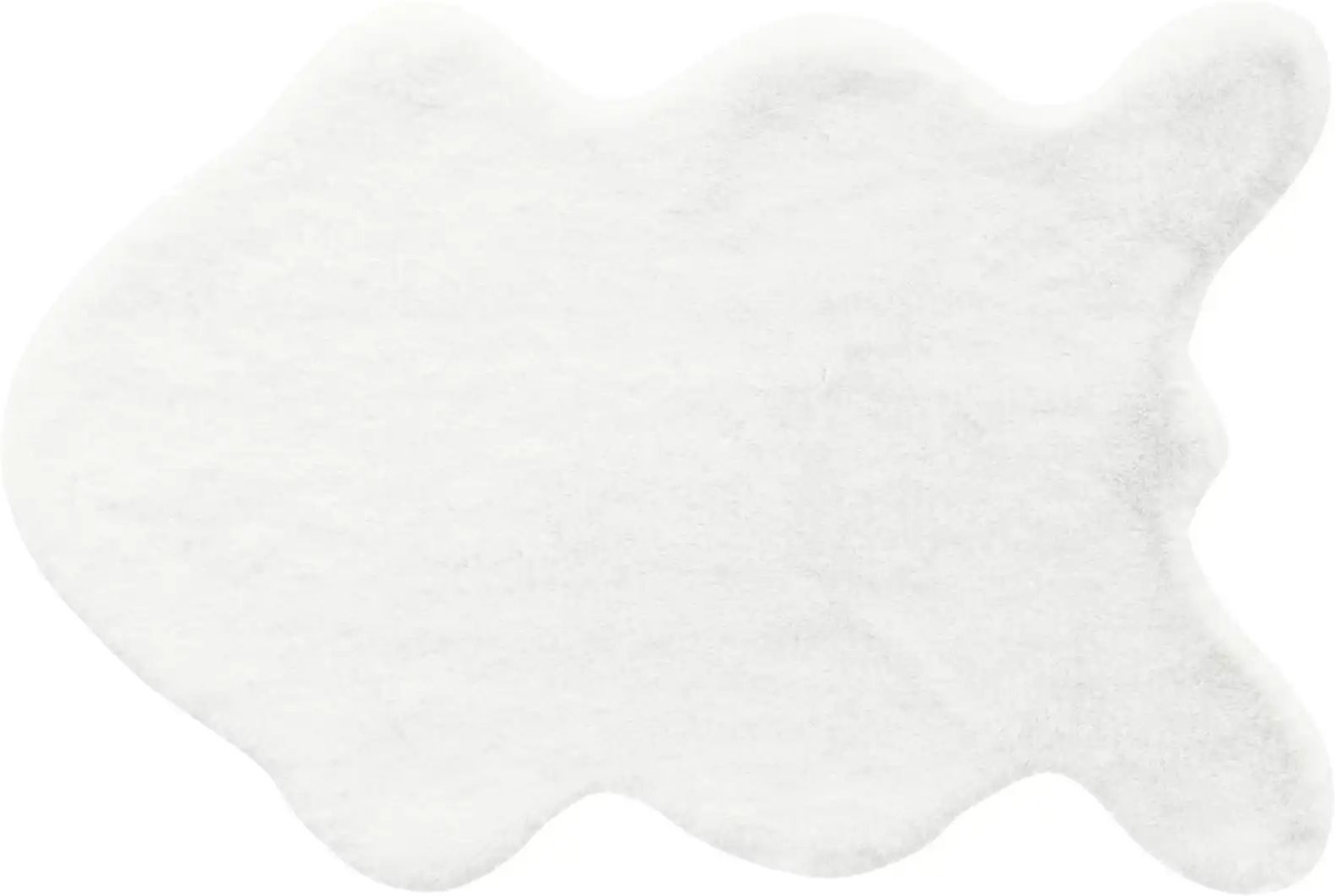 como Kunstfell Tierfellform Bunny Soft 60 x 90 ¦ weiß ¦ Synthetische Fasern ¦ Maße (cm): B: 60 Teppiche > Felle > Kunstf...