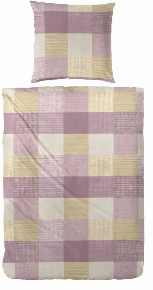 Biber Bettwäsche-Set   ¦ lila/violett ¦ Maße (cm): B: 135 H: 1 Bettwaren > Bettwäsche > Bettwäsche Winter - Höffner