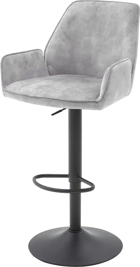 uno Barstuhl Ramina ¦ grau ¦ Maße (cm): B: 52 T: 51.0 Polstermöbel > Hocker > Barhocker - Höffner