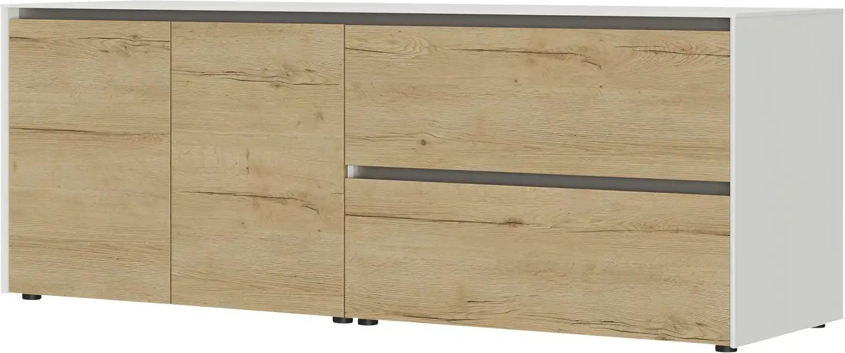 Content Sideboard Metro Line ¦ weiß ¦ Maße (cm): B: 204 H: 75 T: 50.0 Kommoden & Sideboards > Sideboards - Höffner