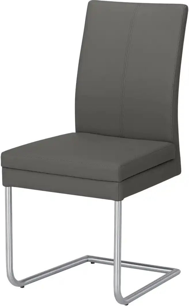 Woodford Kunstleder-Freischwinger mit Griff Levi ¦ grau ¦ Maße (cm): B: 43 H: 94 T: 56.0 Stühle > Schwingstühle - Höffne...