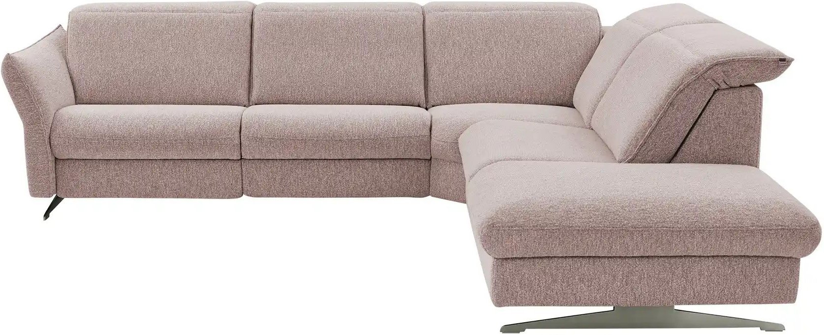 Hukla Ecksofa Mikrofaser Michelle ¦ rosa/pink ¦ Maße (cm): B: 292 H: 99 T: 258.0 Polstermöbel > Sofas > Ecksofas - Höffn...