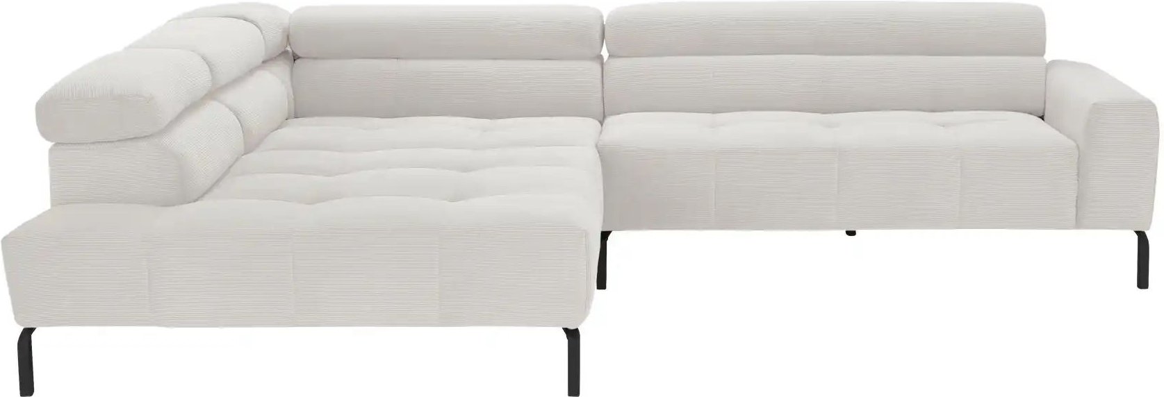 Max Schelling Ecksofa verstellbare Kopfteile MS Verve ¦ grau ¦ Maße (cm): B: 311 H: 88 T: 219.0 Polstermöbel > Sofas > E...