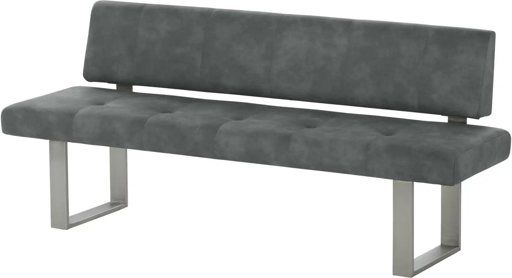Wohnwert Einzelbank Mia ¦ grau ¦ Maße (cm): B: 180 H: 90 T: 66.0 Bänke > Einzelbänke - Höffner