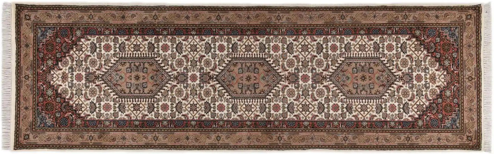 Thumbnail - THEKO Orientteppich Benares Bidjar ¦ creme ¦ Wolle ¦ Maße (cm): B: 80 H: 1,2 Teppiche > Läufer - Höffner