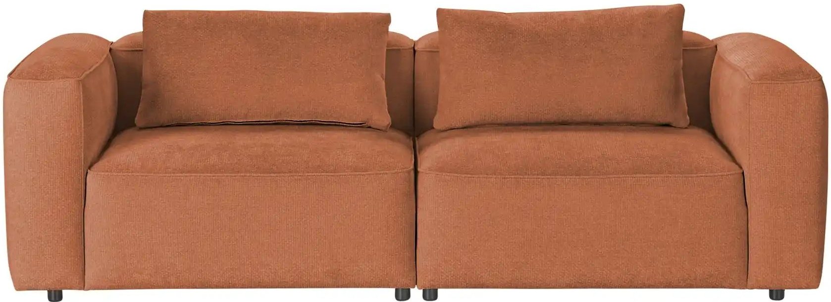 SOHO Big Sofa  Milda ¦ kupfer ¦ Maße (cm): B: 228 H: 73 T: 106.0 Polstermöbel > Sofas > 2-Sitzer - Höffner