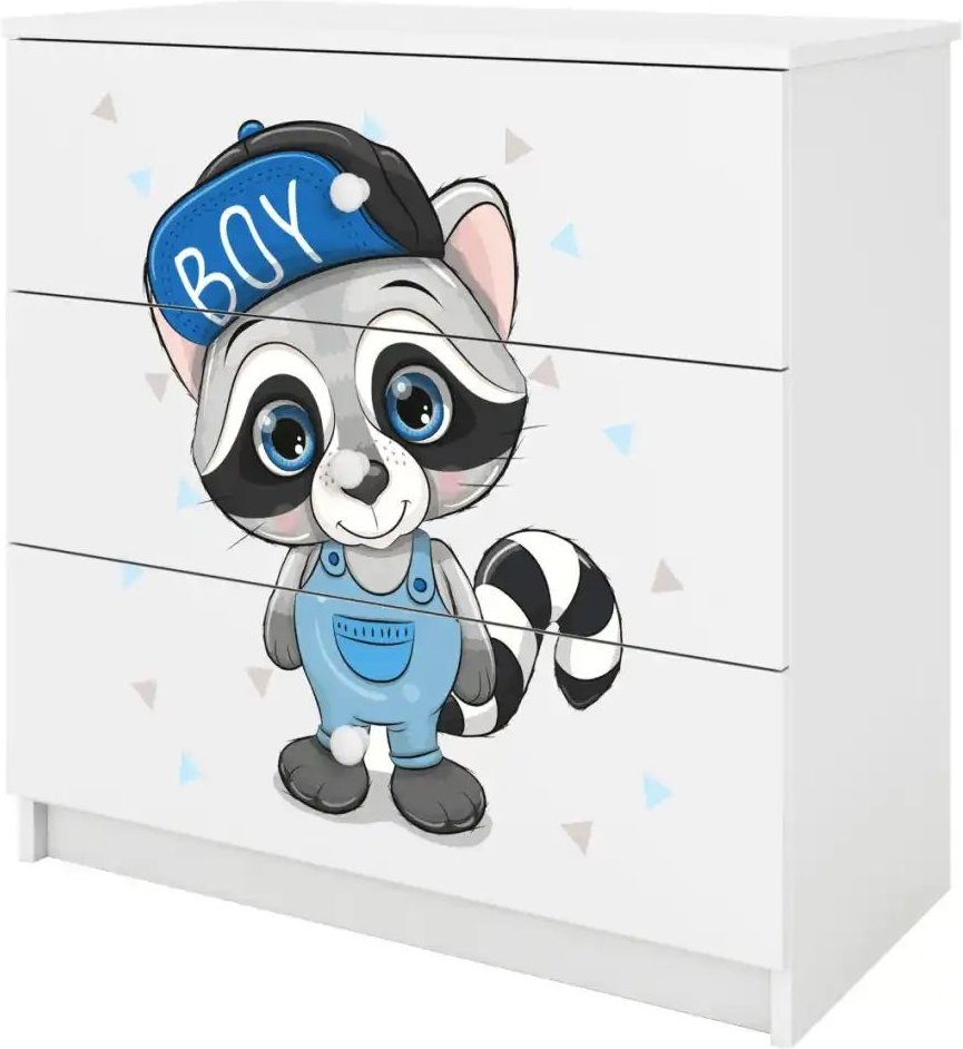 Thumbnail - Kommode Waschbär ¦ weiß ¦ Maße (cm): B: 81 H: 80,5 Kommoden & Sideboards > Kommoden - Höffner