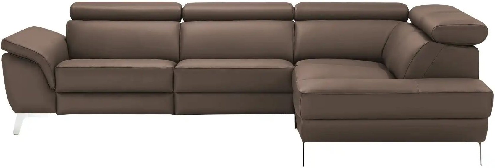 uno Ecksofa Leder Dallas ¦ braun ¦ Maße (cm): B: 283 H: 74 T: 228.0 Polstermöbel > Sofas > Ecksofas - Höffner