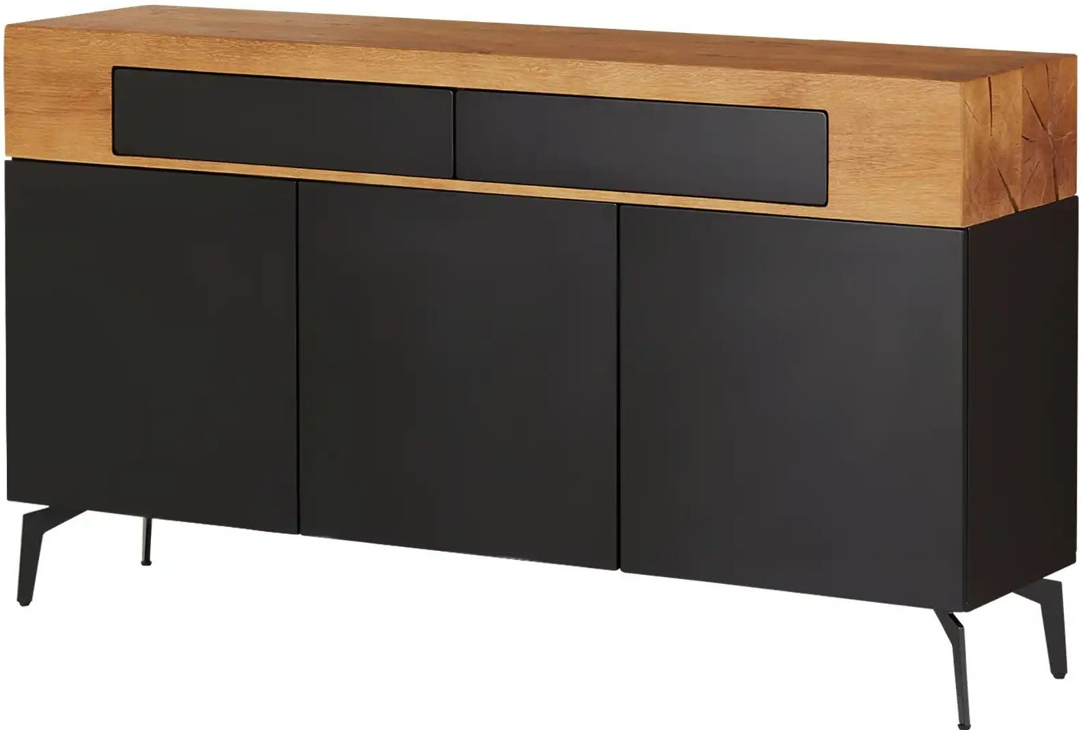 Sideboard Enego ¦ schwarz ¦ Maße (cm): B: 160 H: 90 T: 40.0 Kommoden & Sideboards > Sideboards - Höffner