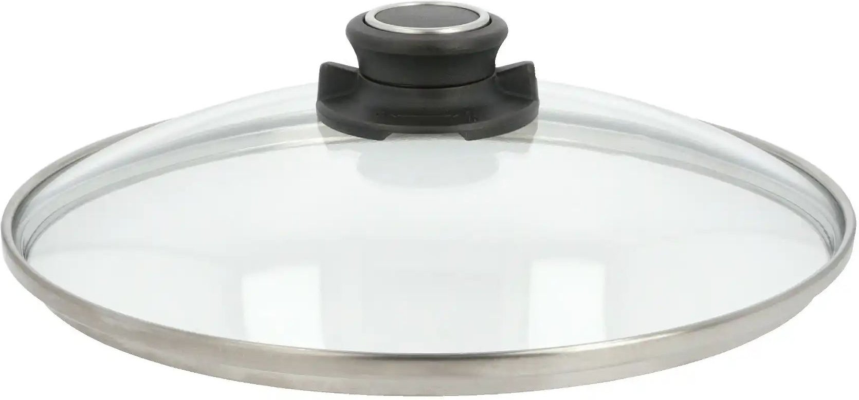 Meisterkoch Sicherheitsglasdeckel 24 cm Universal ¦ transparent/klar ¦ Glas,Edelstahl Ø: 24 Töpfe & Pfannen & Zubehör >...