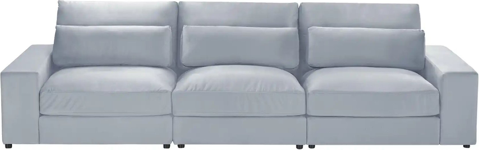 Thumbnail - 3 Sitzer Sofa Branna ¦ grau ¦ Maße (cm): B: 322 H: 88 T: 120.0 Polstermöbel > Sofas > Modulsofas - Höffner