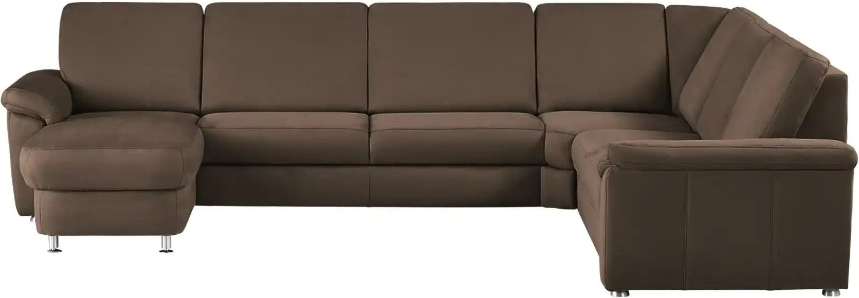 Thumbnail - meinSofa Wohnlandschaft Mikrofaser Rita ¦ braun ¦ Maße (cm): B: 330 H: 91 T: 240.0 Polstermöbel > Sofas > Wohnlandschaft...