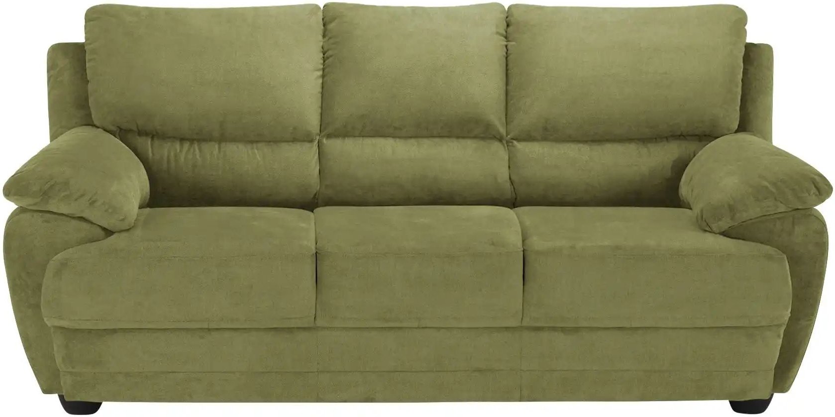 uno Sofa 3-sitzig aus Mikrofaser Nebolo ¦ grün ¦ Maße (cm): B: 209 H: 97 T: 100.0 Polstermöbel > Sofas > 3-Sitzer - Höff...