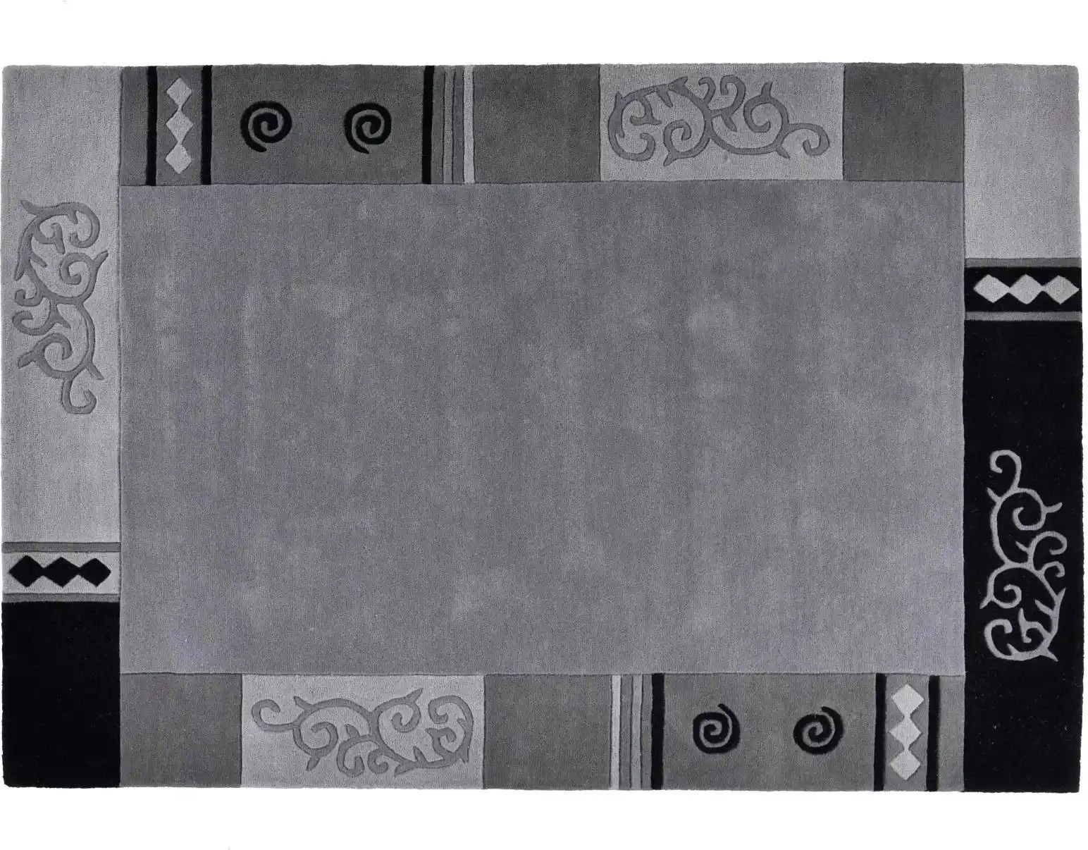 THEKO Teppich ¦ grau ¦ Wolle ¦ Maße (cm): B: 190 H: 1,4 Teppiche > Wohnteppiche - Höffner