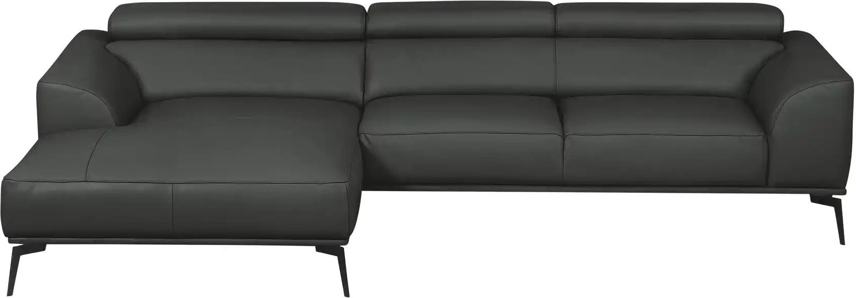 Ravensberger Werkstätten Ecksofa Atlanta ¦ schwarz ¦ Maße (cm): B: 283 H: 92 T: 173.0 Polstermöbel > Sofas > Ecksofas -...