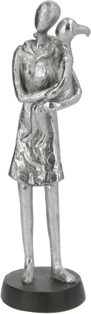 Thumbnail - HOME STORY Deko Figur ¦ silber ¦ Polyresin (Kunstharz) ¦ Maße (cm): B: 8 H: 28,5 T: 8.0 Accessoires > Dekoartikel - Hö...