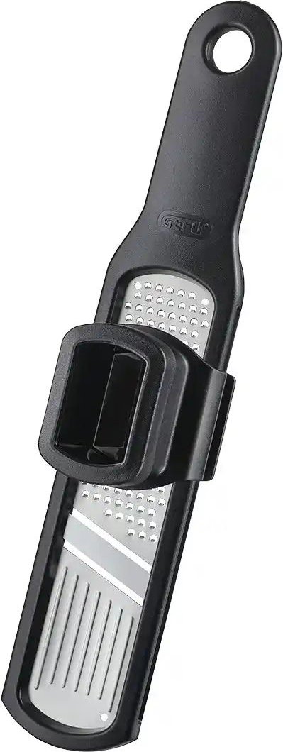 Gefu Knoblauchreibe RAFINO ¦ schwarz ¦ Edelstahl ¦ Maße (cm): B: 4,5 H: 3,6 Küchenzubehör & Helfer > Küchenhelfer - Höf...