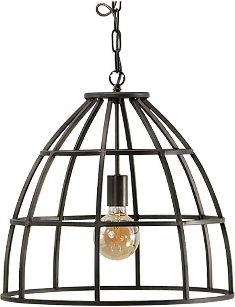 Pendelleuchte Metall schwarz Frame ¦ schwarz ¦ Maße (cm): H: 135 Ø: 47 Lampen & Leuchten > Hängeleuchten - Höffner