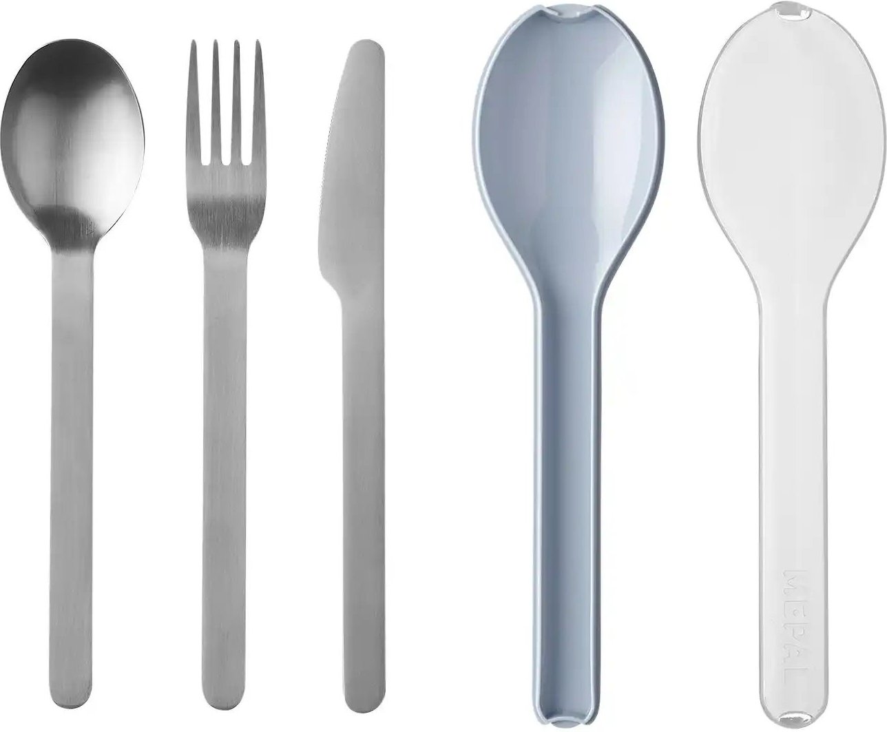 Mepal Besteckset "To Go" Ellipse ¦ grün ¦ Edelstahl,Kunststoff ¦ Maße (cm): B: 5,1 H: 2,3 Besteck > Besteck-Sets - Höf...