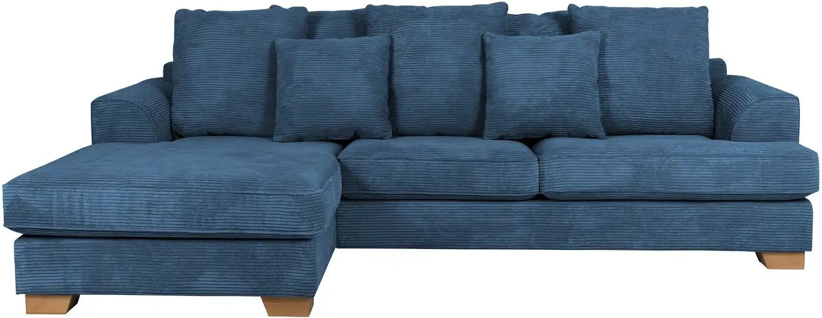 Thumbnail - SOHO Ecksofa Franka ¦ türkis/petrol ¦ Maße (cm): B: 268 H: 87 T: 161.0 Polstermöbel > Sofas > 3-Sitzer - Höffner