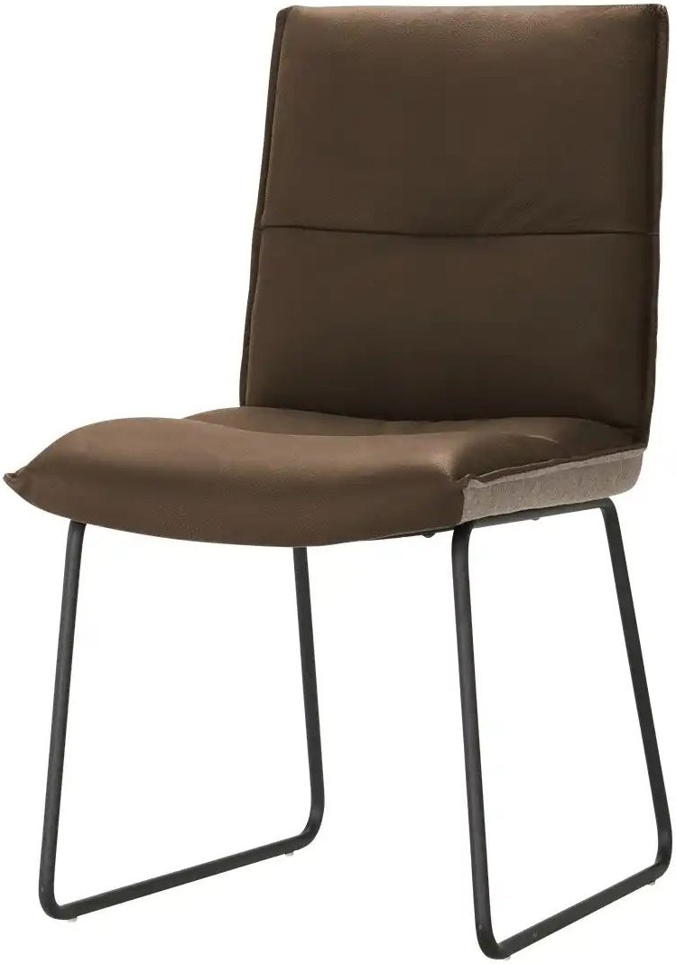 KOINOR Leder-Kufenstuhl Essay ¦ braun ¦ Maße (cm): B: 49 H: 86 T: 63.0 Stühle > Küchenstühle > Polster Küchenstühle - H...