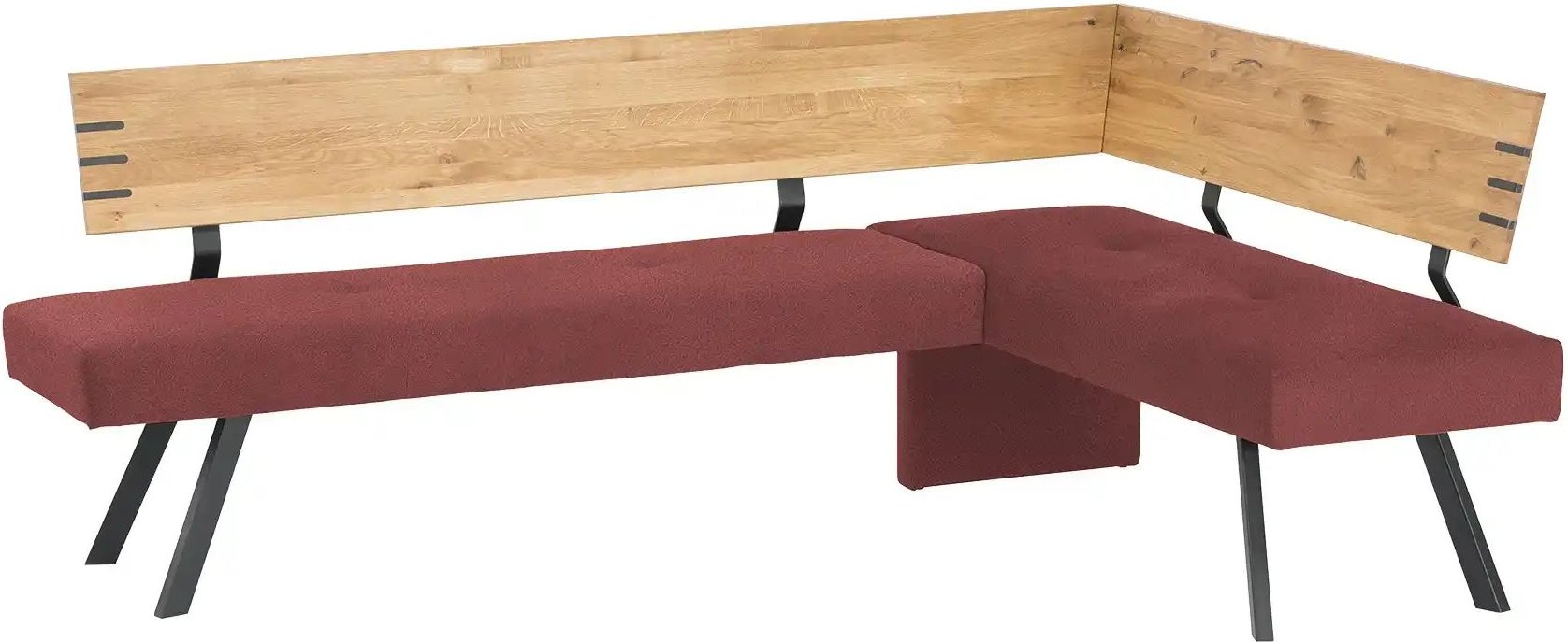 Woodford Eckbank Cornela ¦ rot ¦ Maße (cm): H: 87,5 Bänke > Eckbänke - Höffner