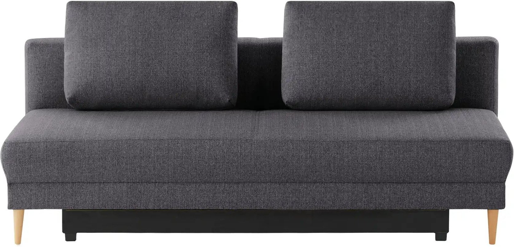Schlafsofa mit Schlaffunktion Genua ¦ grau ¦ Maße (cm): B: 205 H: 89 T: 104.0 Polstermöbel > Sofas > Einzelsofas - Höffn...